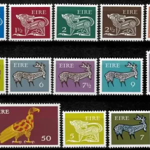 Ireland 1971 / 1974 Old Irish Animal Symbols MNH set