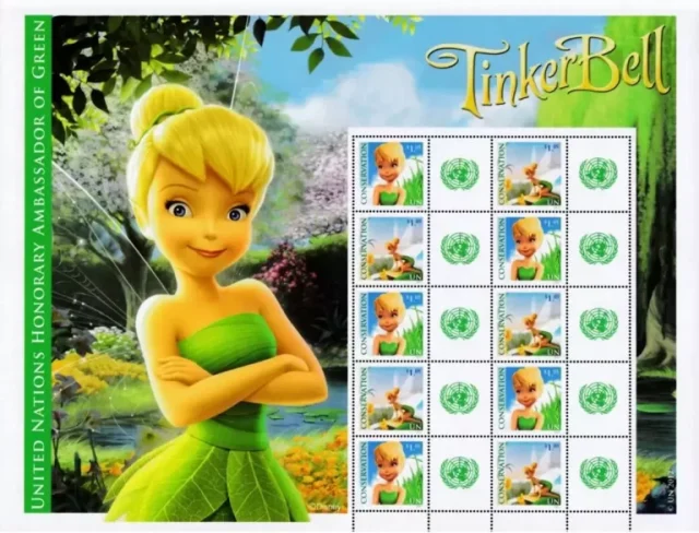 United Nations New York stamps year 2012 Tinker Bell