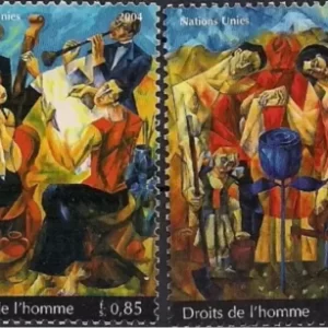 United Nations Geneva stamps year 2004 Cultures - Musicians