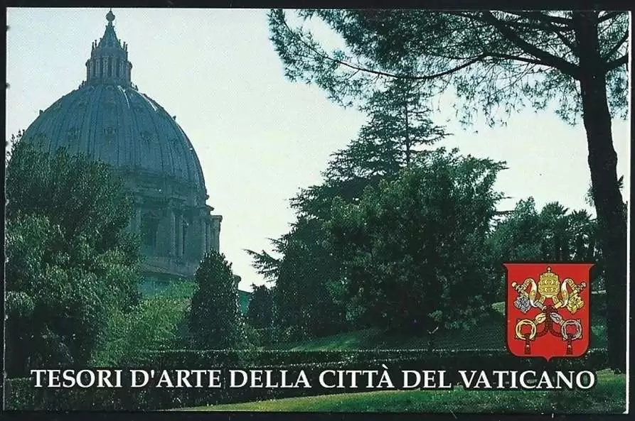 Vatican year 1993 Architecture - Memorials booklet stamps