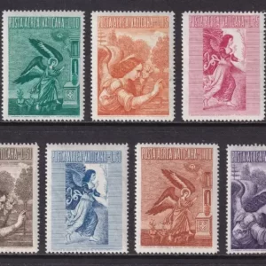 Vatican City stamps year 1956 Air mail MNH full set