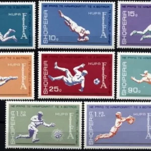 Albania 1974 Sport - Soccer Football World Cup stamps set