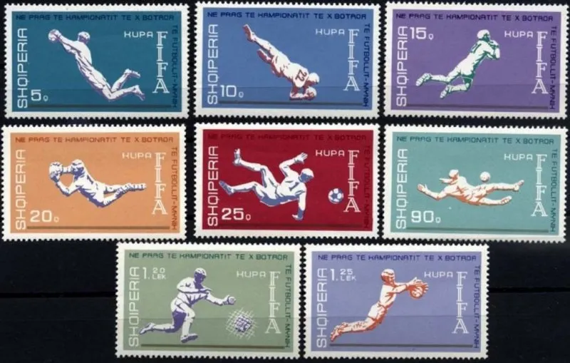 Albania 1974 Sport - Soccer Football World Cup stamps set