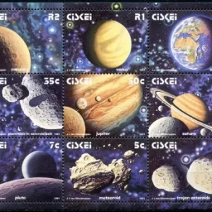 Ciskei year 1991 Solar System Planets Space postage stamps