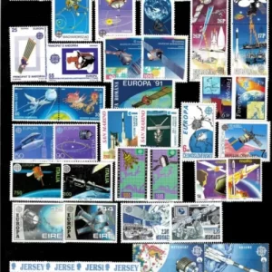 Europa Cept year 1991 Space exploration - Mint never hinged stamps collection