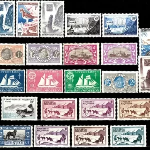 French Saint Pierre and Miquelon year postage stamps