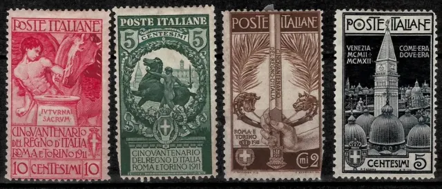 Italy year 1911/1912 postage stamps