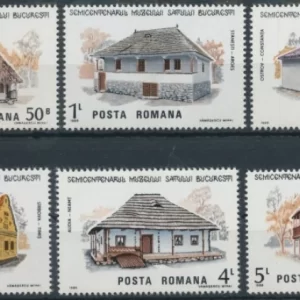 Romania year 1986 postage stamps Architecture Village Museum Bucharest 