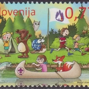 Slovenia year 2014 stamps World Scout Conference - Rogla