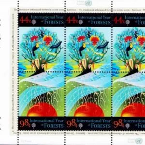 United nations NY 2011 International Year Forests postage stamp