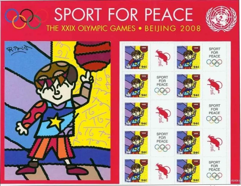 United Nations New York year 2008 Sport for Peace Olympic Games Beijing