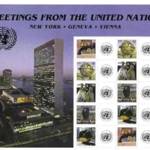 United Nations New York year 2006 - Personalized Greeting Stamp S/S