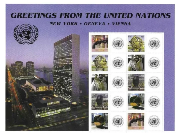 United Nations New York year 2006 - Personalized Greeting Stamp S/S