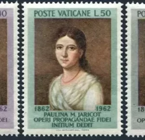 Vatican City year 1962 Art – Paulina Jericot stamps set