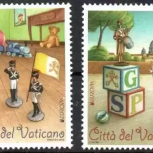 Vatican 2015 Europa CEPT old toys - stamps set