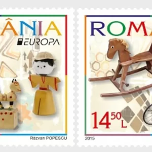 Romania 2015 Europa CEPT Stamps - Old Toys set