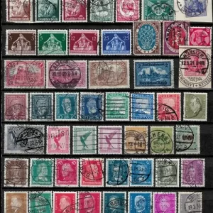 German Reich year 1920 - 1940 Used postage stamps collection