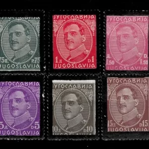 Yugoslavia Kingdom year 1934 Lightly hinged stamps set