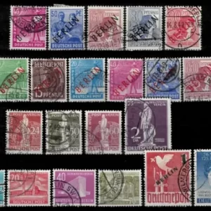 Germany Berlin year 1948 - 1952 postage stamps Used