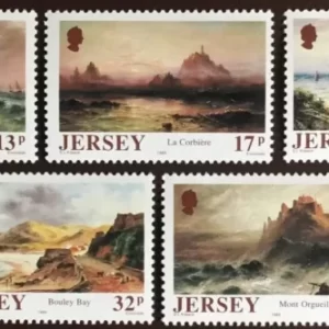 Jersey stamps year 1989 Art - Paintings of Sarah Louisa Kilpack