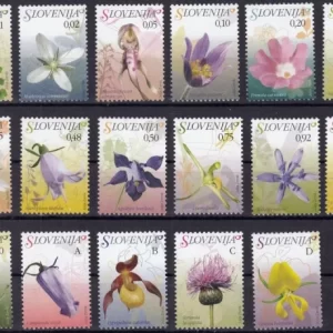 Slovenia postage stamps year 2007 Flora - Flowers Plants