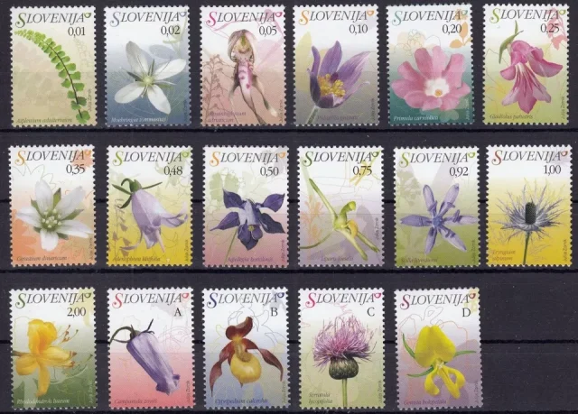 Slovenia postage stamps year 2007 Flora - Flowers Plants