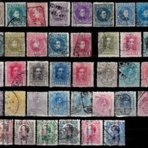 Spain postage stamps year 1900 - 1930 King Alfonso XIII