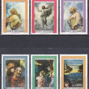 Vatican City year 1976 Art - Raphael postage stamps set