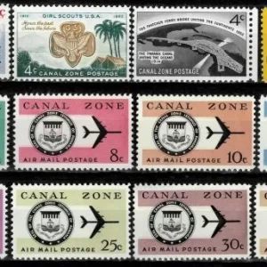 Canal airmail year 1960 1965 Airmail Postage stamps