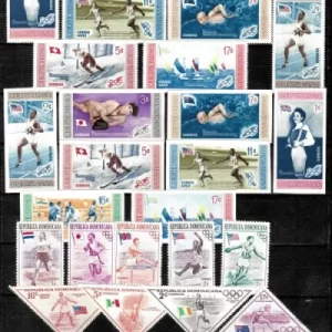 Dominican Republic stamps year 1956 Olympic summer games Melbourne