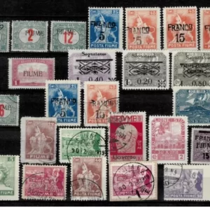 Fiume postage stamps year 1918 - 1924