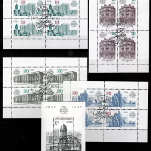 Germany DDR stamps year 1987 - Anniversary of Berlin special postmarks