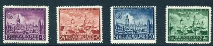 Germany Stamps Government Poland year 1942 Anniversary of Lublin