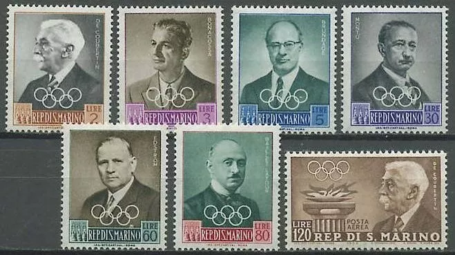 San Marino postage stamps year 1959 - Olympic Games Rome