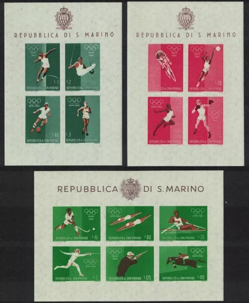 San Marino stamps year 1960 Sport - Olympic Games - Rome Italy