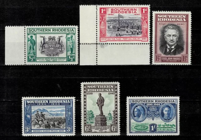 Southern Rhodesia stamps year 1940 Anniversary of British South Africa Company