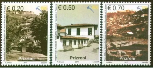 Kosovo postage stamps year 2011 Cities of Kosova - Prizren