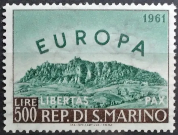 San Marino postage stamp year 1961 EUROPA Cept