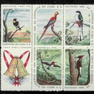 Cuba postage stamps year 1961 Fauna - Birds