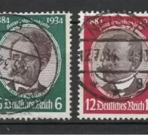 German Reich stamps year 1934 Colonial Anniversaries