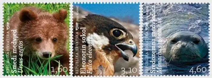 Croatia postage stamps year 2011 Croatian Fauna - Wild animals