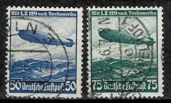 German Reich postage stamps year 1936 Airship - Airmail