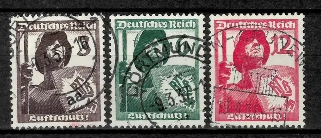 German Reich postage stamps year 1937 Air Defence 