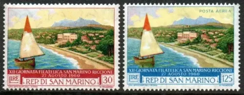 San Marino Stamps year 1960 Stamps Exhibition San Marino - Riccione