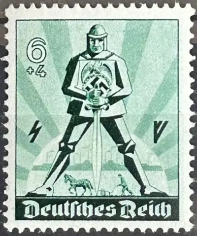 German Reich postage stamps year 1940 May 1st - Labour Day