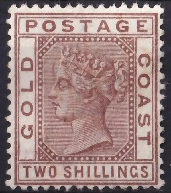 Australia / Gold Coast stamp 1884/91 - 2 Shillings