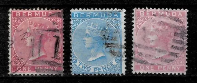Bermuda postage stamps year 1866 1-2 Pence