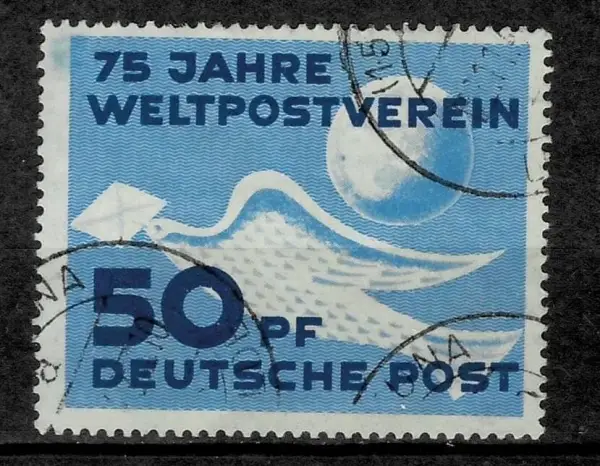 Germany DDR stamps year 1949 Anniversary of the Universal Postal Union