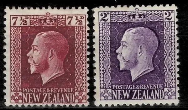 New Zealand postage stamps year 1915 unused