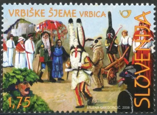 Slovenia 2008 Slovenian Cultural Heritage - People costumes MNH**